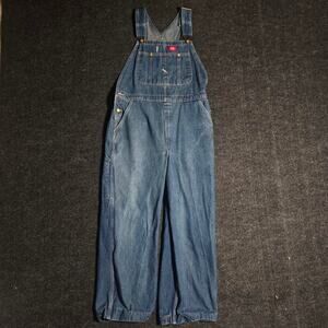 vintage dickeies denim overalls. size 36×30